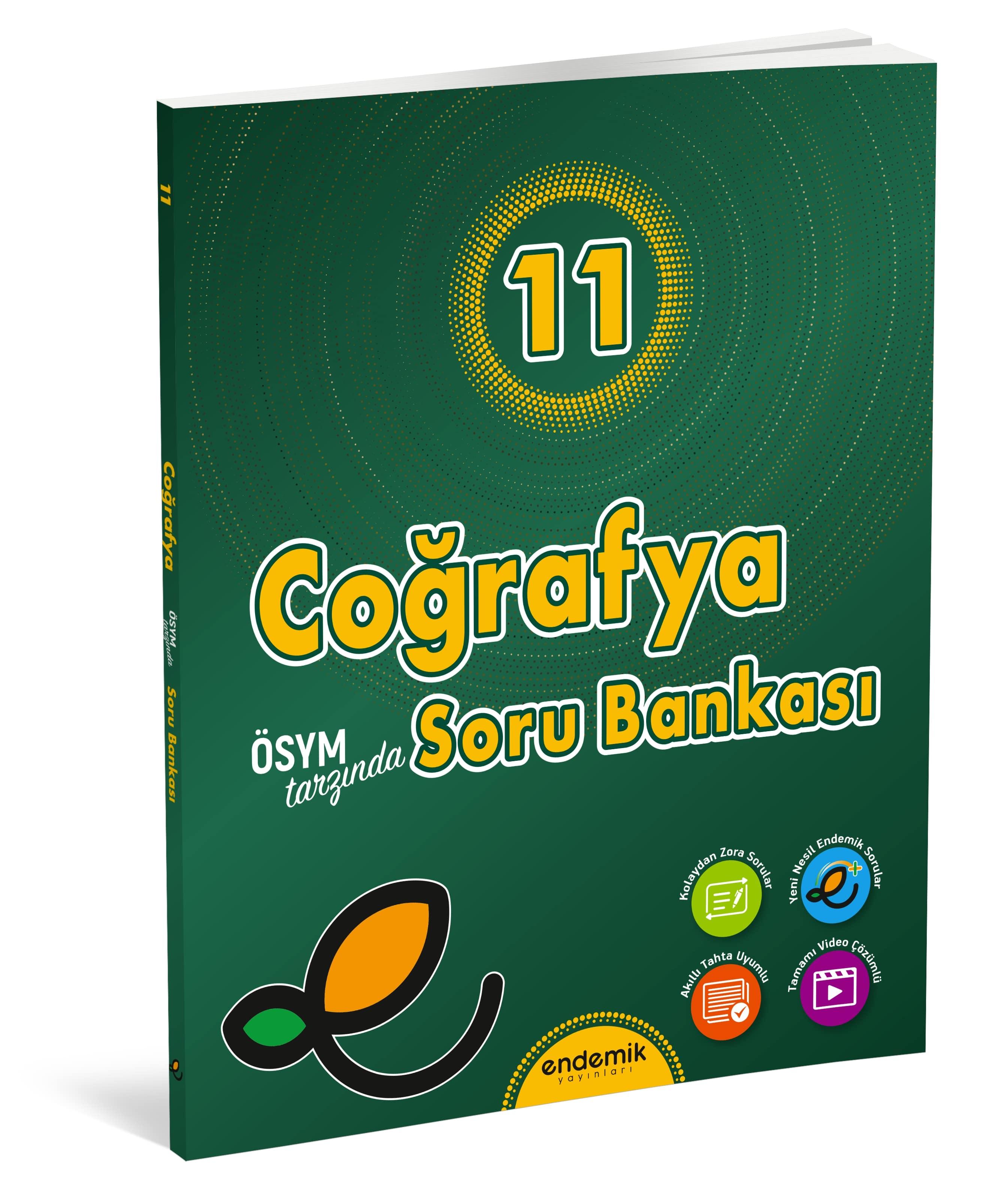 Endemik Yayınları 11.Sınıf Coğrafya Soru Bankası